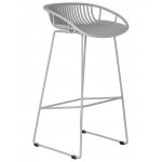 Стул барный DOBRIN FRANK, светло-серый