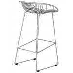 Стул барный DOBRIN FRANK, светло-серый