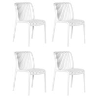 Набор 4 шт Стул обеденный DOBRIN WALTER, белый