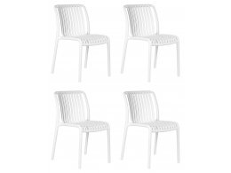 Набор 4 шт Стул обеденный DOBRIN WALTER, белый