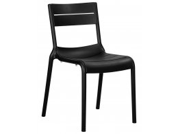 Стул обеденный DOBRIN TIM, черный (B-03)