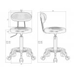 Табурет мастера DOBRIN BILLY, черный