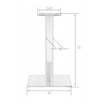 Подстолье обеденное DOBRIN VALENTINO