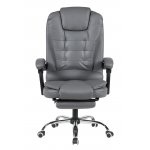 Кресло руководителя TopChairs President NEW серое