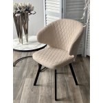 Стул ХИЛТОН 360 град., цвет B03 Бежевый, велюр / черный каркас М-City