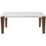 Стол ESMIR 180 MATTE ARABESCATO SOLID CERAMIC/ орех, ®DISAUR