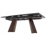 Стол BRIAN 200 MATTE PANDORA керамика на стекле/ Орех, ®DISAUR