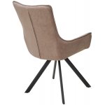 Стул GALAXY, 360 град. поворот. B5 Капучино, велюр / черный каркас, М-City
