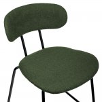 Стул полубарный Ant букле зеленый