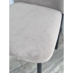 Стул МОНАКО Marseille-16 Капучино, велюр / Черный каркас M-City