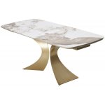 Стол MATIAS 180 GLOSS LUXURY PANDORA SOLID CERAMIC / шампань, ®DISAUR
