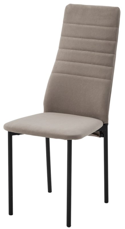 Стул МОНАКО Marseille-13 Латте, велюр / черный каркас M-City