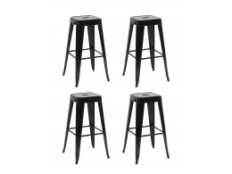 Стул барный TOLIX черный глянцевый KD 4 шт.