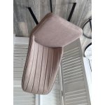 Стул ПРОВАНС 360 град. поворот. B5 Капучино, велюр / черный каркас, М-City