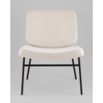 Кресло Эбигейл велюр молочный