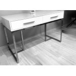 Стол-консоль Армада F-1543, 120х60х78 см, белый, серебро Стол-консоль Армада F-1543, 120х60х78 см, белый, серебро
