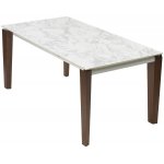 Стол ESMIR 180 MATTE ARABESCATO SOLID CERAMIC/ орех, ®DISAUR