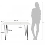 Стол Solution 120x80х75,5см, белый Стол Solution 120x80х75,5см, белый