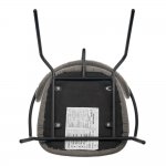 Стул Ant букле серый