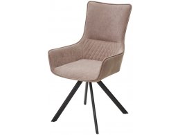 Стул GALAXY, 360 град. поворот. B5 Капучино, велюр / черный каркас, М-City