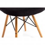 Стул Eames DSW textile черный