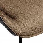 Стул Soft светло-коричневый с чёрным, рогожка Стул Soft светло-коричневый с чёрным, рогожка