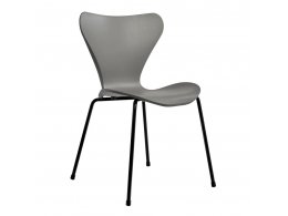 Стул Seven Style серый с чёрными ножками