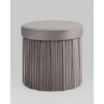 Пуф складной с ящиком Store Round антрацитовый