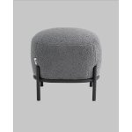 Пуф Стоун букле Fluffy темно-серый