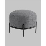 Пуф Стоун букле Fluffy темно-серый