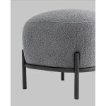 Пуф Стоун букле Fluffy темно-серый