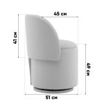 Пуф-трансформер Таунсвилл вращающийся с ящиком велюр терра Пуф-трансформер Таунсвилл вращающийся с ящиком велюр терра