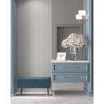 Банкетка Сторми с ящиком темно-синий