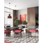 Стол обеденный Астарта раскладной 180-260х90 см керамика темная