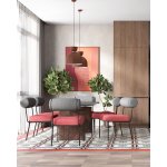 Стол обеденный Астарта раскладной 180-260х90 см керамика темная