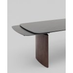 Стол обеденный Астарта раскладной 180-260х90 см керамика темная