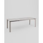 Стол обеденный Varden раскладной 180-240х90 см керамика серый