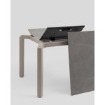 Стол обеденный Varden раскладной 180-240*90 см керамика темно-серый