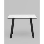 Стол Райли нераскладной 100*70*75 см столешница МДФ керамика Snow white матовый Стол Райли нераскладной 100*70*75 см столешница МДФ керамика Snow white матовый