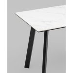 Стол Райли нераскладной 100*70*75 см столешница МДФ керамика Snow white матовый Стол Райли нераскладной 100*70*75 см столешница МДФ керамика Snow white матовый