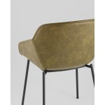 Стул Ashby экокожа зелёный