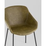 Стул Ashby экокожа зелёный