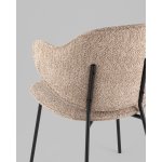 Стул Bellamy букле кофейный