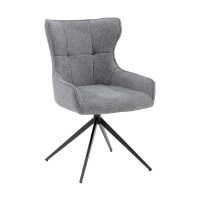 Стул Carlene вращающийся серый