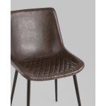 Стул Деймон экокожа коричневый