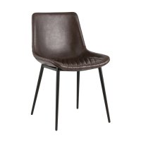 Стул Деймон экокожа коричневый