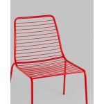 Стул Дели металл красный