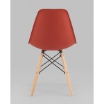 Стул Eames Style DSW терракотовый (разборный каркас)