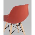 Стул Eames Style DSW терракотовый (разборный каркас)