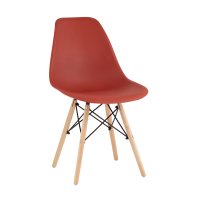 Стул Eames Style DSW терракотовый (разборный каркас) Стул Eames Style DSW терракотовый (разборный каркас)